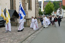 Bittprozession an Christi Himmelfahrt (Foto: Karl-Franz Thiede)